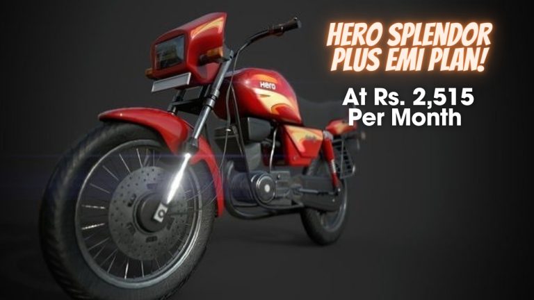 Hero splendor plus EMI Plan : न्यू इयर ऑफर: Hero Splendor Plus अब घर लें जाये, सिर्फ 2 हजार 515 प्रति महीने किस्तों पर, देखें शानदार डील्स!!!